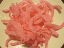Young Coconut Ribbons - Strawberry flavored - Mứt Dừa Non Trái Dâu